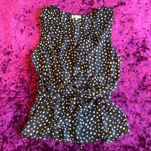 Black & White blouse